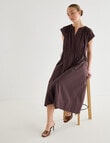 Jigsaw Stillwater Dress, Dark Plum product photo View 07 S