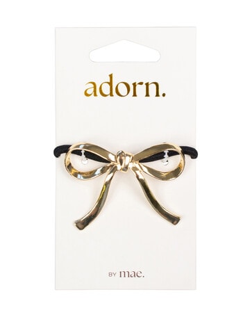 Adorn by Mae Bow Elastic, Gold product photo