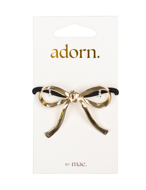 Adorn by Mae Bow Elastic, Gold product photo