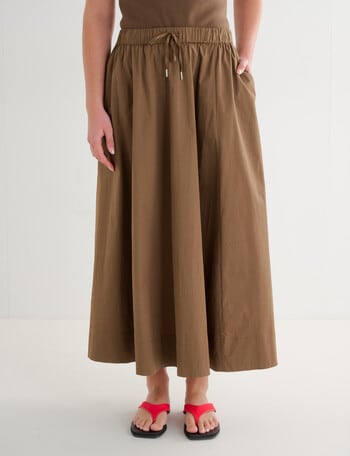 Mineral Felix Skirt, Pecan product photo