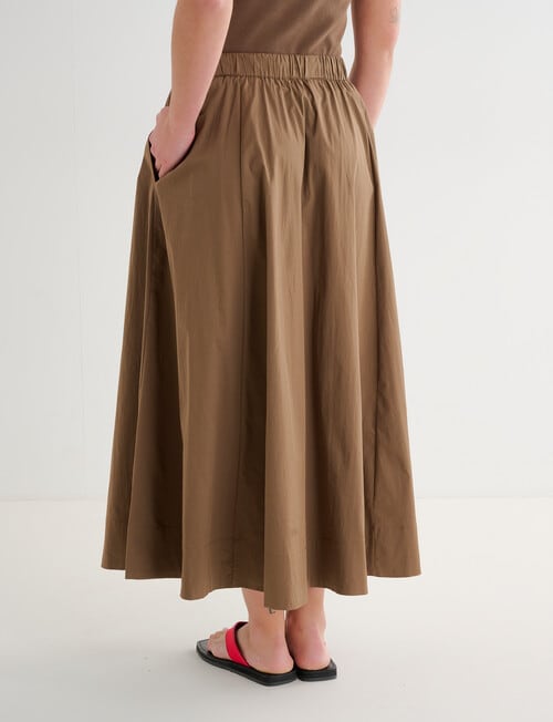 Mineral Felix Skirt, Pecan product photo View 02 L