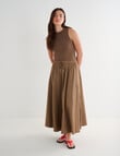 Mineral Felix Skirt, Pecan product photo View 03 S