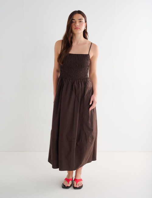 Mineral Sami Dress, Chocolate product photo