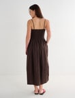 Mineral Sami Dress, Chocolate product photo View 02 S