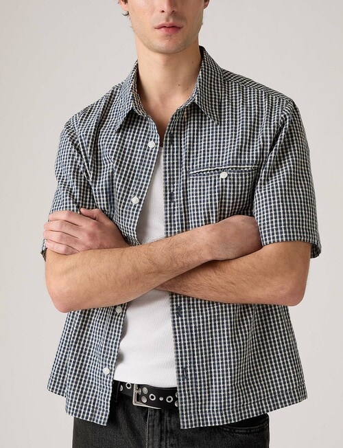 Levis Cropped Zandt Shirt, Plaid product photo View 03 L