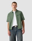 Levis Cropped Zandt Shirt, Green product photo