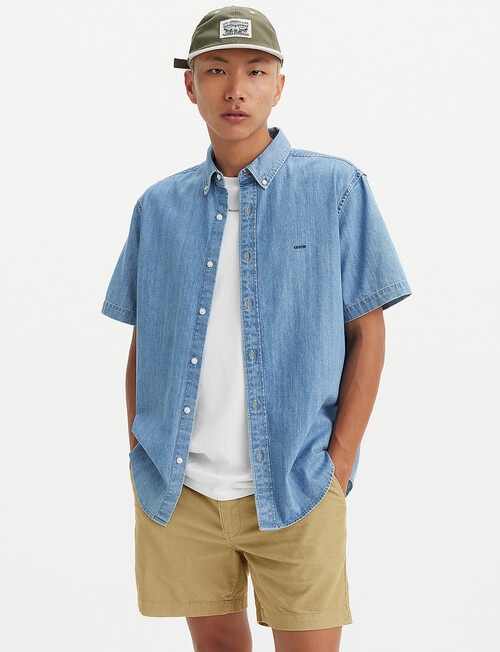 Levis Authentic Button Down Shirt, Blue Wash product photo