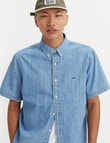 Levis Authentic Button Down Shirt, Blue Wash product photo View 03 S