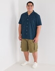 Gasoline King Size Geo Dots Shirt, Black product photo View 03 S