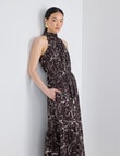 State of play Solstice Dress, Chocolate Print product photo