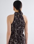 State of play Solstice Dress, Chocolate Print product photo View 05 S