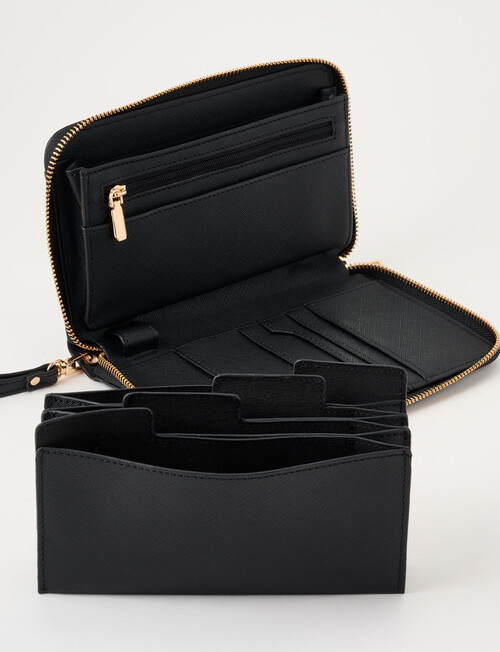 Boston + Bailey Travel Wallet, Black product photo View 05 L