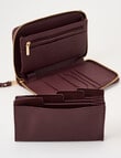 Boston + Bailey Travel Wallet, Burgundy product photo View 05 S