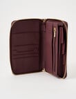 Boston + Bailey Travel Wallet, Burgundy product photo View 06 S
