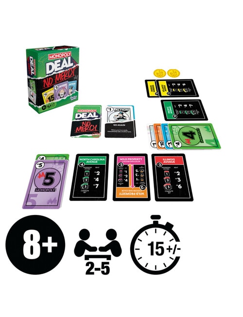 Hasbro Games Monopoly Deal No Mercy product photo View 02 L