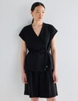 State of play Raf Short Sleeve Blazer, Black product photo