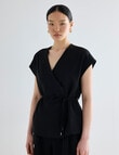 State of play Raf Short Sleeve Blazer, Black product photo View 05 S