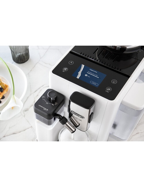 DeLonghi Rivelia Coffee Machine, White, EXAM440.55.W product photo View 07 L