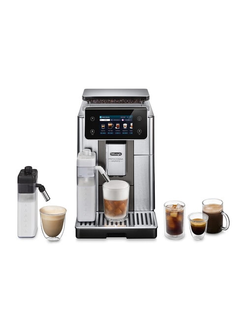 DeLonghi Primadonna Coffee Machine, Black, ECAM630.75.TM product photo View 03 L