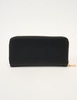 Boston + Bailey Large Zip Around Wallet, Black product photo View 02 S
