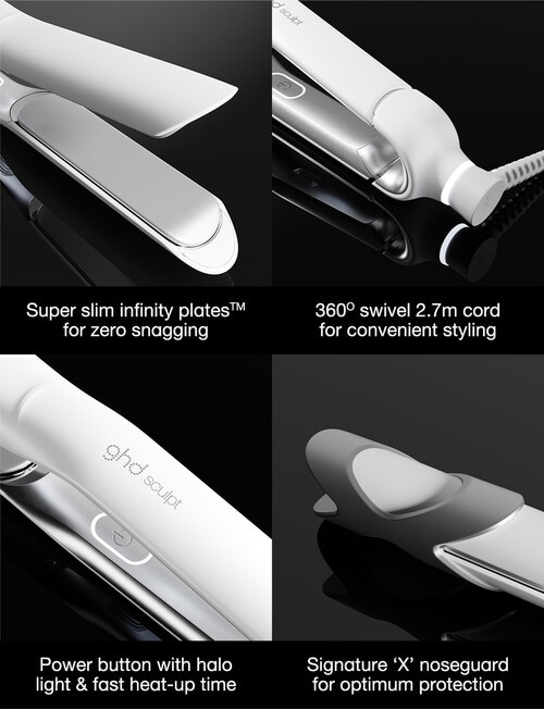 ghd Sculpt Straightener, Mica White product photo View 02 L