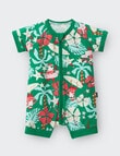 Bonds Christmas Short Zippy, Santa Green product photo