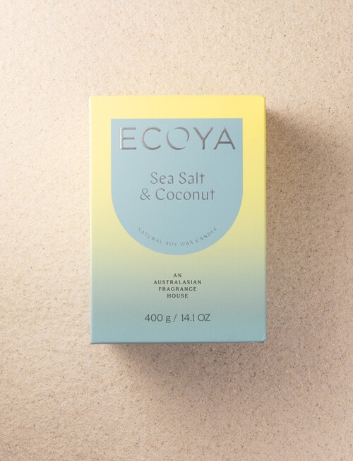 Ecoya Sea Salt & Coconut Madison Candle, 400g product photo View 02 L