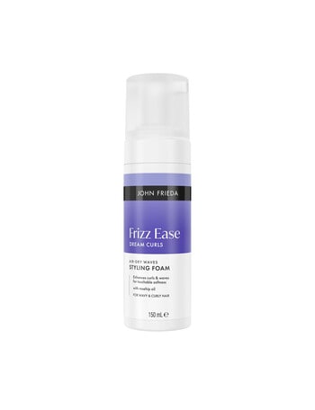 John Frieda Haircare Frizz Ease Dream Curls Air-Dry Waves Styling Foam product photo