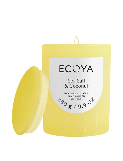 Ecoya Sea Salt & Coconut Metro Candle, 280g product photo