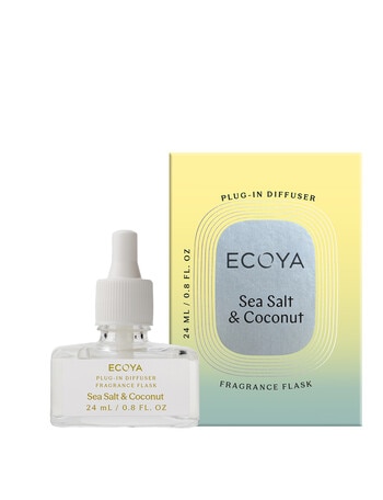 Ecoya Sea Salt & Coconut Plug-in Fragrance Flask, 24ml product photo