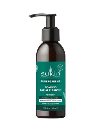 Sukin Supergreens Foaming Facial Cleanser, 125ml product photo