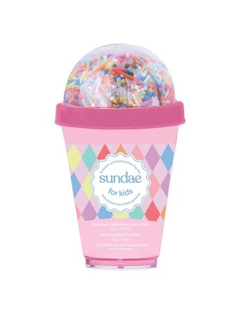 Sundae Kids Strawberry Milkshake Bath Play Set product photo