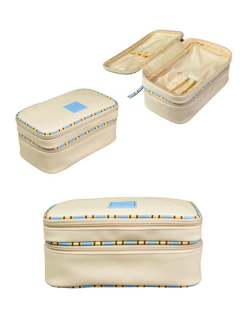 Tender Love + Carry Double Zip Utility, Butter Blue product photo