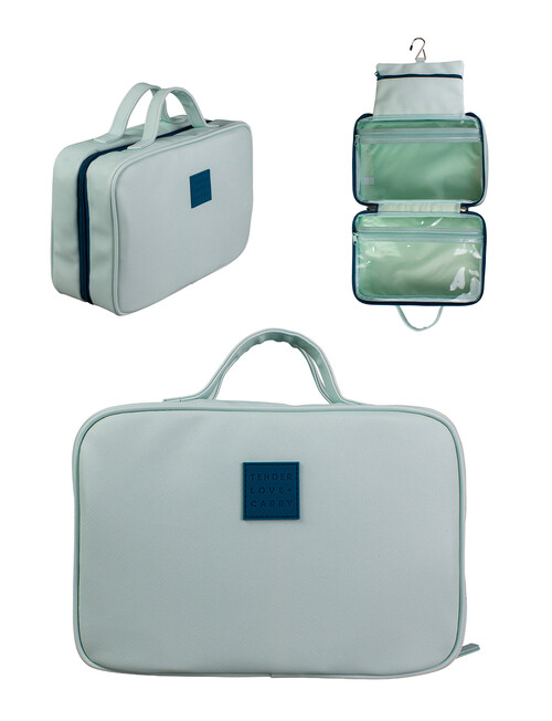 Tender Love + Carry Hanging Washbag, Peppermint product photo