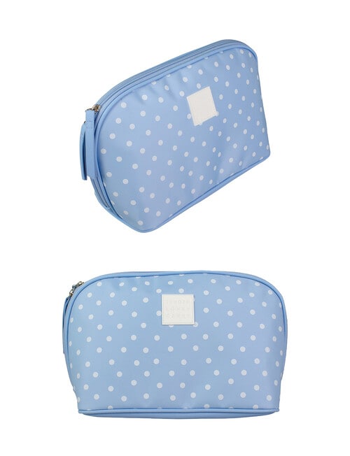 Tender Love + Carry Zipover, Periwinkle Polka product photo