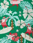 Bonds Christmas PJ Set, Surfing Santa, 2-14 product photo View 04 S