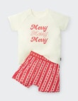 Bonds Christmas PJ Set, Very Merry, 2-14 product photo