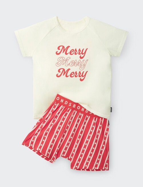 Bonds Christmas PJ Set, Very Merry, 2-14 product photo