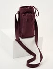 Zest Water Bottle Bag, Burgundy product photo
