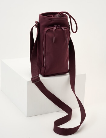 Zest Water Bottle Bag, Burgundy product photo