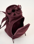 Zest Water Bottle Bag, Burgundy product photo View 06 S