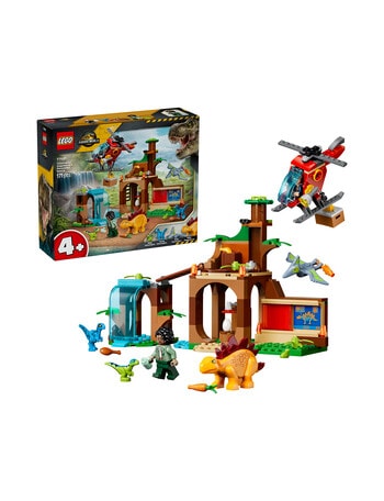 LEGO Jurassic World Velociraptor, Stegosaurus & Pteranodon, 77981 product photo