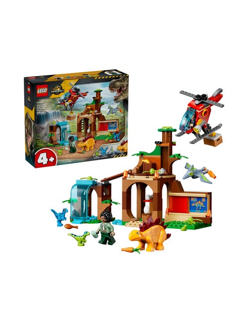 LEGO Jurassic World Velociraptor, Stegosaurus & Pteranodon, 77981 product photo
