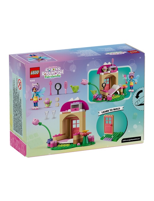 LEGO Gabbys Dollhouse Kitty Fairy's Garden House, 11212 product photo View 02 L