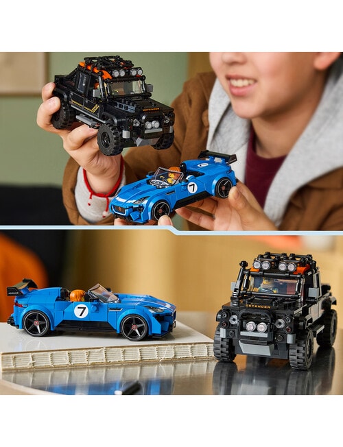 LEGO Speed Champions Jaguar And Land Rover, 77264 product photo View 05 L