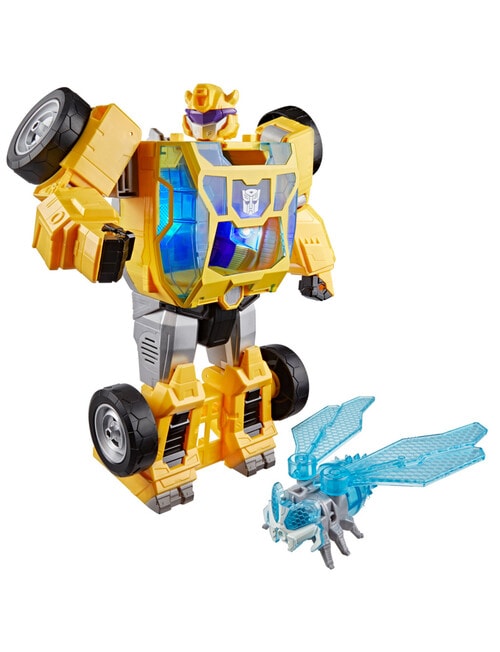 Transformers CYBERWORLD Bumblebee Power Spark Energon Surge Electronic Action Figure product photo View 02 L