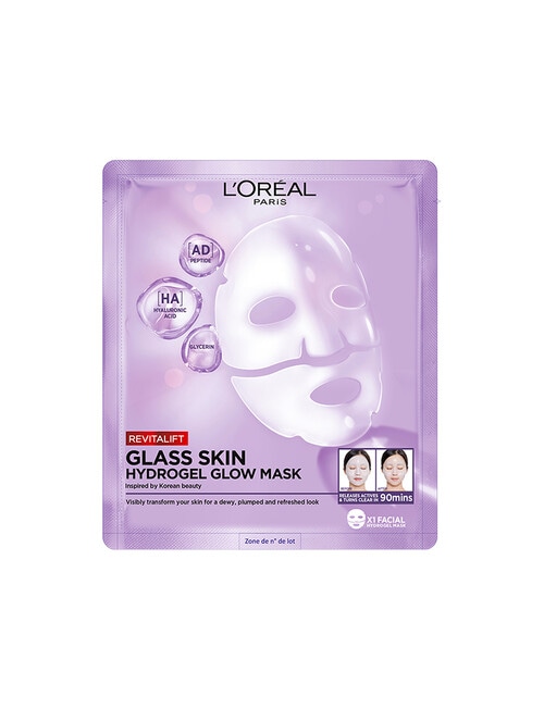 L'Oreal Paris Revitalift Glass Skin Hydrogel Glow Mask product photo