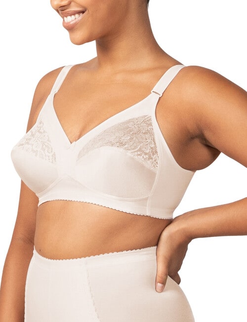 Triumph Kiss Of Cotton Wirefree Bra, Beige, C-DD product photo View 03 L