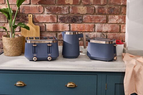 Russell Hobbs Bronte 2 Slice Toaster, RHT2676NVY, Navy product photo View 07 L