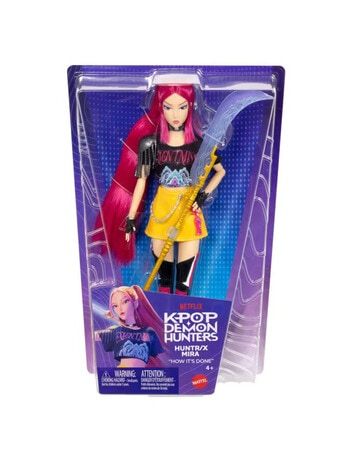 KPop Demon Hunters HUNTR/X Mira Fashion Doll in Removable Look With Themed Movie Accessories product photo